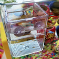 1 Pack Floating Fish Breeding Isolation Box Acrylic Floating Hatching Box for Baby Fish Shrimp Clownfish Betta Eggs Aqua