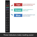 Aquarium Thermometer Strips, Fish Tank Thermometer Sticker 4 PCS