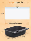 Meowant Cat Litter Bags for MW-SC10, 29.13" ×12.8",60PCS