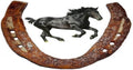 Original Black Horse Shoe/Kale Ghode ki naal, Metal Horse Shoe Kale Gode Ki Naal (12 cm x 2 cm x 12 cm, Black) Used
