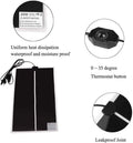 Reptile Heating Pad with Temperature Adjustment, 110V Non-Adhesive Heat Mat for Reptiles Tortoise Snakes Lizard Gecko He