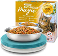 SoulThink® Ant Proof Cat Dog Bowl Tray - New Innovation Anti Ant Pet Food Dish Indoor No Chemical No Water Needed Different from Traditional Trap (Turquoise Gre