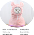 Fnaobai Pet Bathrobe for Dog Cat Absorbently Quick Drying Coat Cute Dogs Bath Towel Hooded Robe Adjustable Collar & Belly Strap for Pool Beach (Pink, X-Small)