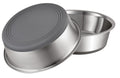 PEGGY11 Nonslip Stainless Steel Dog Bowls, 3.8 US Cup, 2 Count