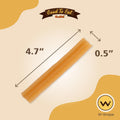 Gootoe Dental Sticks for Dogs, Omega-3, Salmon Flavor, W-Shaped, 8oz