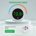 PAIZOO Aquarium Thermometer, LED Digital Fish Tank Thermometer, White