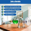 CO2 Glass Drop Checker Aquatic CO2 Test Monitor Kit for Fish Tank Planted Aquarium with Solution & Suction Cups