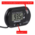 2Pack Digital Aquarium Thermometer with Large LCD Display, Reptile Thermometer for Vehicle, Terrarium, Fish Tank, Refrig