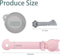 Cat Dog Food Can Lids Spoons，Silicone Pet Food Can Lids