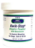 ARC Laboratories Kwik-Stop Styptic Powder for Dogs, Cats and Birds (42-gm container) by Arc International