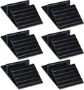 6 Pcs Pet Gate Support Feet for Freestanding Dog Fence Panel, Black