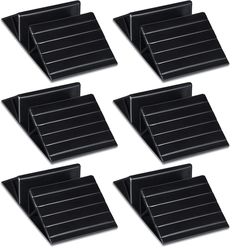 6 Pcs Pet Gate Support Feet for Freestanding Dog Fence Panel, Black