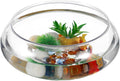 Lurrose Clear Acrylic Fish Tank, Desktop Aquarium Bowl for Betta Fish