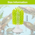 shuielai1PCS Turtle Brush with Suction Cup, Tank Scratch Scrub Back Shell Cleaner for Red Eared Slider, Exfoliate Remove