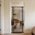 Lumizone Extra Tall Cat Gate 61.02" High 29.92"-34.24" Wide Pet Gate Black