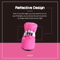 Dog Shoes for Hot Pavement, Summer Dog Boots & Paw Protector, Anti-Slip Sole Dog Booties with Reflective Straps Dog for 