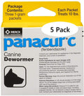 Panacur C Canine Dewormer Dogs 1 (3 Packets) Gram Each Packet Treats 10 lbs (Fivе Расk, Yellow)