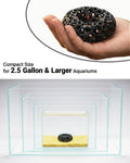 Shrimp Cave for Fish Tank Plants, 2-Pack Round Aquarium Caves for Cherry & Dwarf Shrimp, Plant-Compatible Shrimp Tank Ac