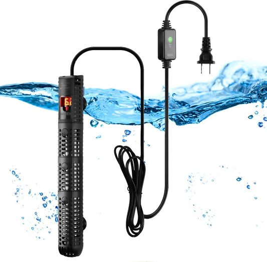 Aquarium Heater 300W Upgraded Fish Tank Heater With Leaving Water Automatically Stop Heating And Advanced Temperature Co