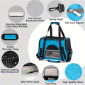 QQLe Cat Carriers, Dog Carriers, Pet Carriers – Airline-Approved Soft-Sided Bag for Cats & Small Dogs (Up to 15 lb), Foldable, Breathable Mesh, Privacy Cover, Washable & Lightweight