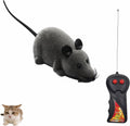 Remote Control Mouse Cat Toy, Realistic RC Interactive Pet Toy with Wireless Controller, Forward and Backward Movement, 