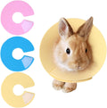 3 Pcs Adjustable Recovery Bird Cone Collar,Hamster Elizabeth Collar Protective Cones for Sugar Glider Hamster Ferret Squ