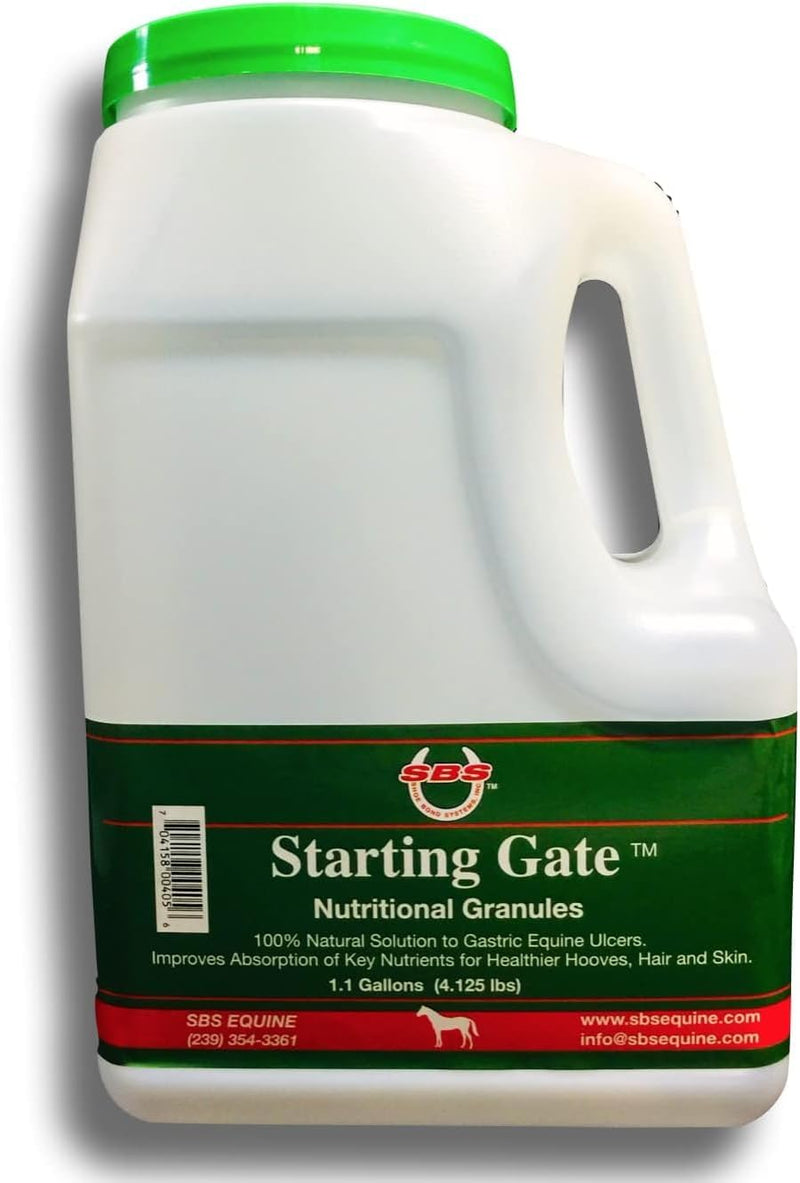 SBS Equine Starting Gate Granules - Horse Stomach Ulcer Treatment & Ulcer Relief, Horse Supplement Formula Scoop for Fee