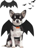 Halloween Dog Bat Wings Costume, Pet Halloween Cosplay Party Dress Up Costume for Small Dogs and Cats(S) Black