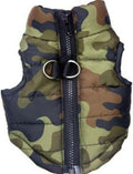 Winter Waterproof Windproof Dog Vest - Warm Dog Jacket for Cold Weather - Camouflage, Small (Teddy, Chihuahua, Yorkshire
