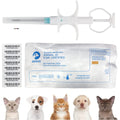 5 Packs, 1.4x8mm ISENVO Pet Microchips 134.2khz Registration Animal Implant Chip FDX-B Pet ID Microchip for Pets Dog Cat Cow Pig Rabbit Pigeon Fish