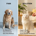 zimumoda 50 Pcs 2-in-1 Pet Ear Cleaning Cotton Swabs for Dogs & Cats - Essential Oil Infused Cat Ear Cleaner - Gentle Ear Wax Removal - Soothing Itch & Freshness - Individually Wrapped for Easy Use
