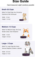 LE TAUCI Dog Bowls Slow Feeder Ceramic, 1.5 Cup Slow Feeding Bowl for Small and Medium Breed, Puzzle Dog Food Bowl for F