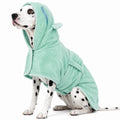 Dog Bathrobe Dog Drying Coat, Microfibre Material Fast Drying Super Absorbent Dog Bath Towel, Magic Sticker & Belly Strap, Dog Robes for After Bath Dog Bath Robe for Puppy Small Medium Large Dog Cat