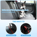Dog Seat Belt Harness for Car,2pcs Dog Seatbelt of Coated Wire Leash Safety Restraint,No Chew Tether Cable Vehicle Dogs 