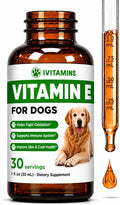 Vitamin E for Dogs - Vitamin E Oil for Dogs - Helps to Support Joint Health, Mobility, Skin & Coat Health, & Much More - Dog Joint Support - Dog Skin & Coat Supplement - 1 fl oz - Bacon Flavor