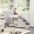 unipaws Pet Bunk Bed with Removable Step for Dog and Cat, Window Perch Seat