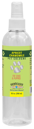 Showseason® Apricot Chamomile Dog Cologne 8.5 oz | Dog Perfume Long Lasting | Deodorizing Spray