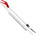 4.7-7.2 FT Snake Grabber Telescopic with Hooks, Rattle Snake Catcher Tool, Long Handle Reptile Wide Jaw Tongs