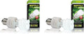 Exo Terra Repti-Glo 5.0 Compact Fluorescent Tropical Terrarium Lamps, 13 Watt (2 Pack)