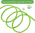 Vivifying Floating Long Dog Leash, 20ft Dog Training Leash for Swimming and Lake, Reflective Long Rope Lead with Soft Handle for Outside, Yard, Camping, Hiking and Beach (Green)