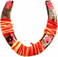 Authentic Feng Shui Cast Iron Real Horseshoe With Kalwa Iron Shoe Kale Ghode ki Naal For Good Luck Charm Rustic Lucky Po