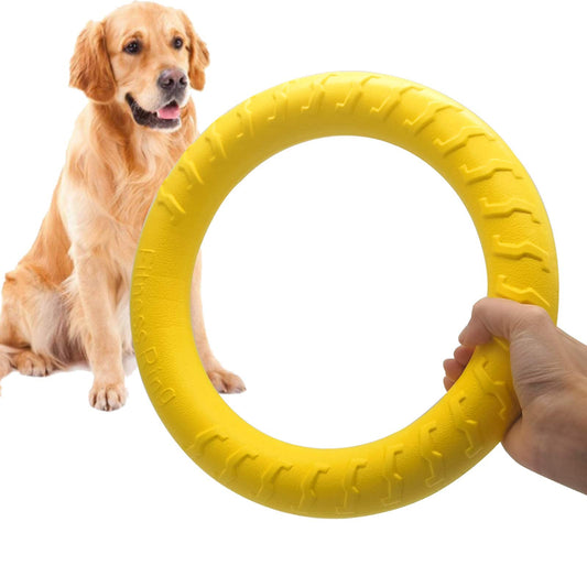 DLDER XL Large Indestructible Dog Toys, Dog Chew Toys for Aggressive Chewers,Flying Discs for Medium/Large Breeds. Floating Dog Ring Toys for Throwing, Catching, Grabbing. (12 Inch)