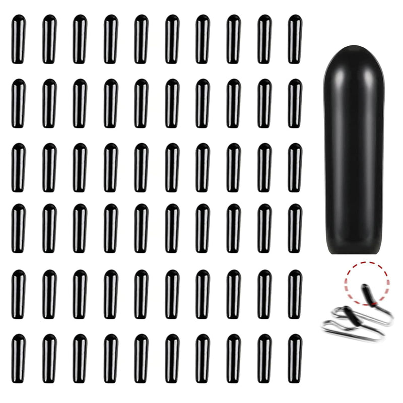 WOSKAR Prong Collar Covers (60 Tips per Pack), Vinyl Comfort Prong Tips for 2.25mm-4.0mm Dog Pinch Collar (2.25mm-3.0mm)
