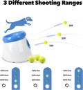 Pet Prime Automatic Dog Ball Thrower Launcher for Small and Medium Dogs, Interative Dog Fetch Machine with 3 Tennis Ball