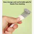 2 Pcs Bird Cage Brush with Scraper - Bird Cage Cleaner for Cleaning Kennels Perches Poop Remover Parrot Parakeet Pet Cag