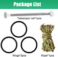 1 Set Thickened Snake Climbing Stick with Anti-Slip Pads, Decoration for Ball Python Lizard Tarantula Snake Hermit Crab 