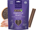 Get Naked Grain-Free Digestive Health Dental Chew Sticks for Large Dogs, Sensitive Stomach Dog Treats, 6.6 oz