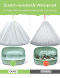 Litter Box Liners, 34 Count Jumbo Cat Litter Pan liners, Drawstring Litter Liner Bags For Litter Box, Easy Clean Up Thic
