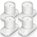 ICERO Baby Gate Extender Wall Protector (4 Pack) Pressure Mounted Gates Extension Kit Extends 1.1-3.5 inches Child Safety Gates and Protect Walls & Doorways from Pet & Dog Gates,Work on Stairs,White