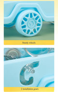 Hamster Running Wheel Car Shape Running Wheel Hamster Exercise Plastic Running Wheel (Blue,L)
